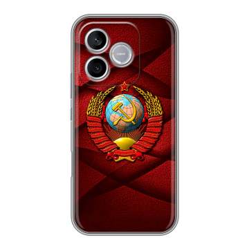 Силиконовый чехол на Honor 600 Lite с принтом Герб СССР Силиконовый чехол на Honor 600 Lite с принтом Герб СССР