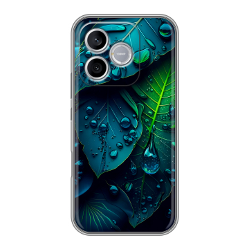 Силиконовый чехол на Honor 600 Lite с принтом Листья Силиконовый чехол на Honor 600 Lite с принтом Листья