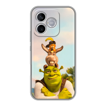 Силиконовый чехол на Honor 600 Lite с принтом Шрек Shrek Силиконовый чехол на Honor 600 Lite с принтом Шрек Shrek