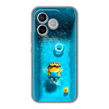 Силиконовый чехол на Honor 600 Lite с принтом Миньоны