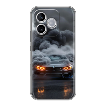 Силиконовый чехол на Honor 600 Lite с принтом BMW БМВ