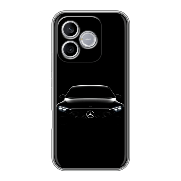 Силиконовый чехол на Honor 600 Lite с принтом Mercedes Мерседес Силиконовый чехол на Honor 600 Lite с принтом Mercedes Мерседес