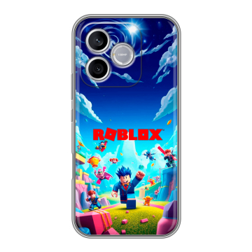 Силиконовый чехол на Honor 600 Lite с принтом Roblox Роблокс Силиконовый чехол на Honor 600 Lite с принтом Roblox Роблокс