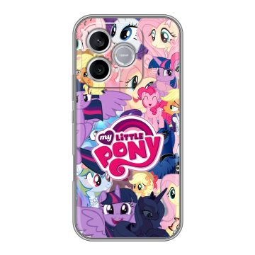 Силиконовый чехол на Honor 600 Lite с принтом My little pony Дружба чудо Силиконовый чехол на Honor 600 Lite с принтом My little pony Дружба чудо