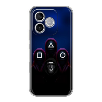 Силиконовый чехол на Honor 600 Lite с принтом Игра Кальмара Силиконовый чехол на Honor 600 Lite с принтом Игра Кальмара