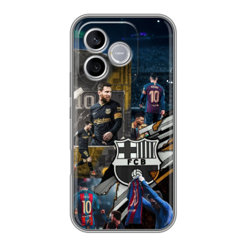 Силиконовый чехол на Honor 600 Lite с принтом Messi Barcelona Силиконовый чехол на Honor 600 Lite с принтом Messi Barcelona