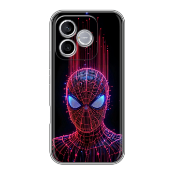 Силиконовый чехол на Honor 600 Lite с принтом Spiderman Человек паук