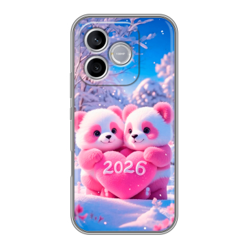 Силиконовый чехол на Honor 600 Lite с принтом Новый год Силиконовый чехол на Honor 600 Lite с принтом Новый год
