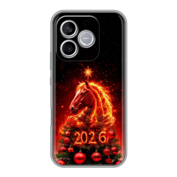 Силиконовый чехол на Honor 600 Lite с принтом Новый год Силиконовый чехол на Honor 600 Lite с принтом Новый год