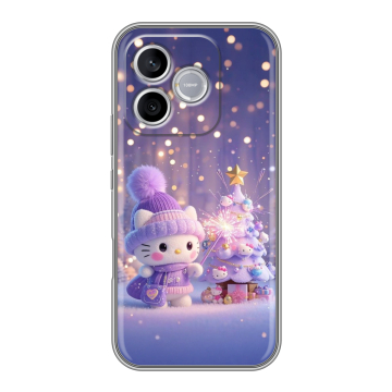 Силиконовый чехол на Honor 600 Lite с принтом Новый год Силиконовый чехол на Honor 600 Lite с принтом Новый год
