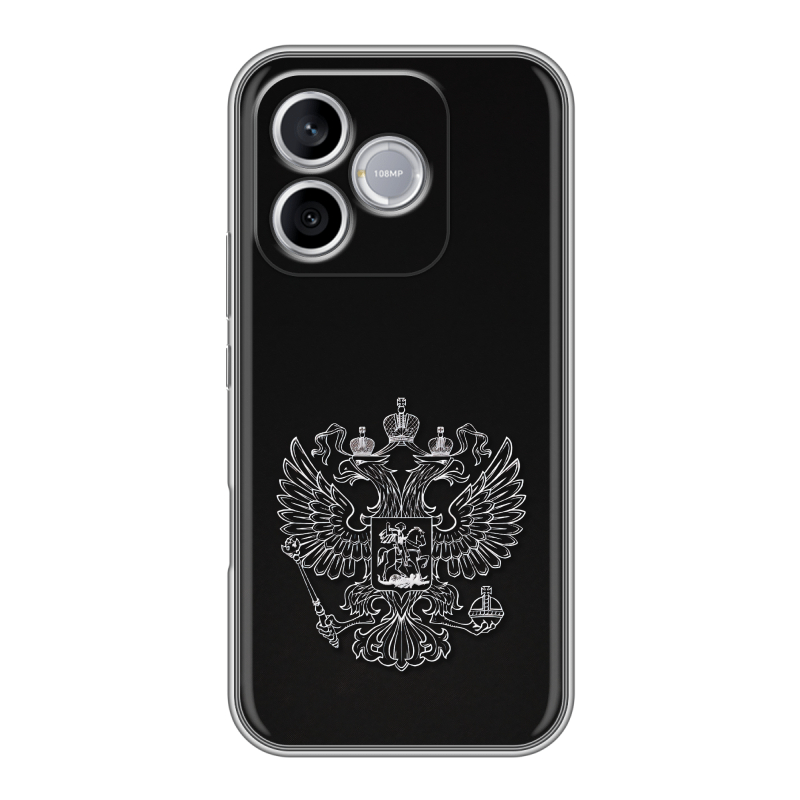 Силиконовый чехол на Honor 600 Lite с принтом Герб России Силиконовый чехол на Honor 600 Lite с принтом Герб России
