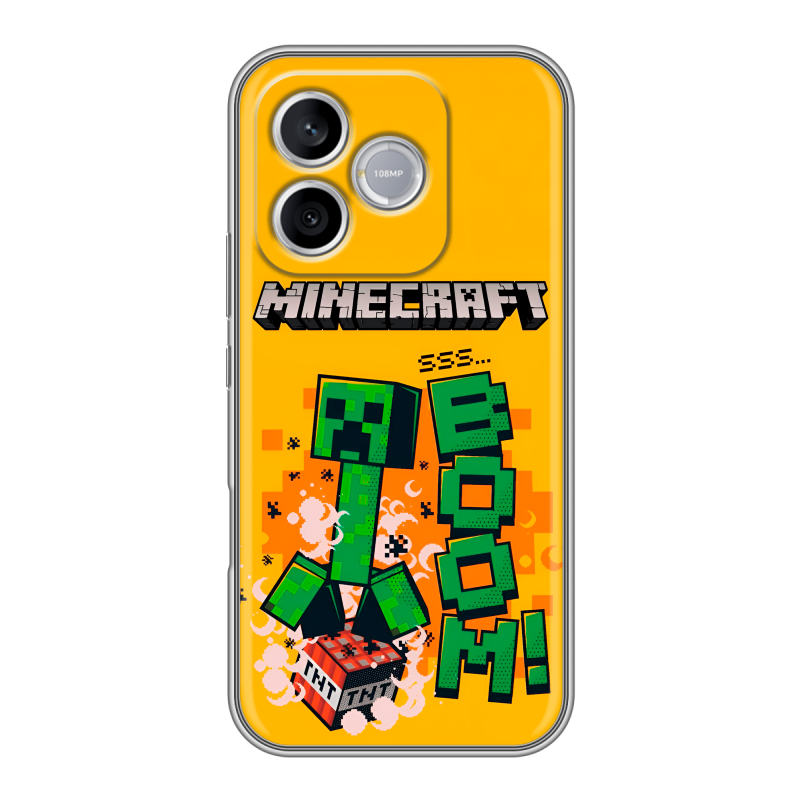 Силиконовый чехол на Honor 600 Lite с принтом Майнкрафт Minecraft Силиконовый чехол на Honor 600 Lite с принтом Майнкрафт Minecraft