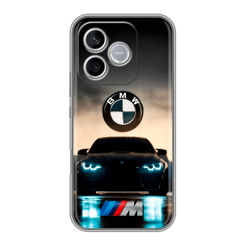 Силиконовый чехол на Honor 600 Lite с принтом БМВ BMW Силиконовый чехол на Honor 600 Lite с принтом БМВ BMW