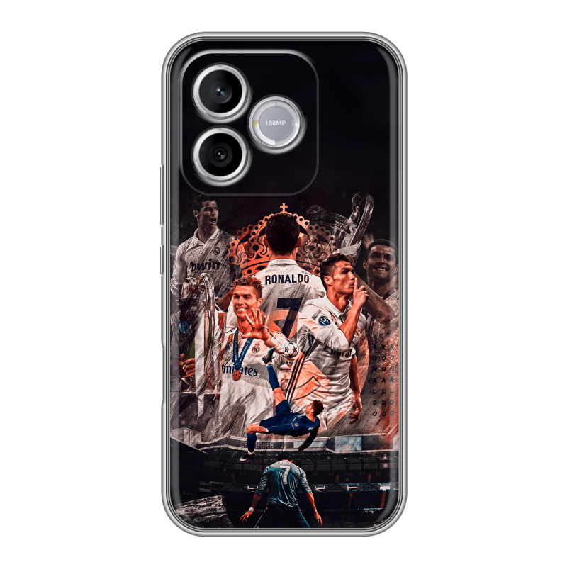Силиконовый чехол на Honor 600 Lite с принтом Реал Роналдо Real Ronaldo Силиконовый чехол на Honor 600 Lite с принтом Реал Роналдо Real Ronaldo