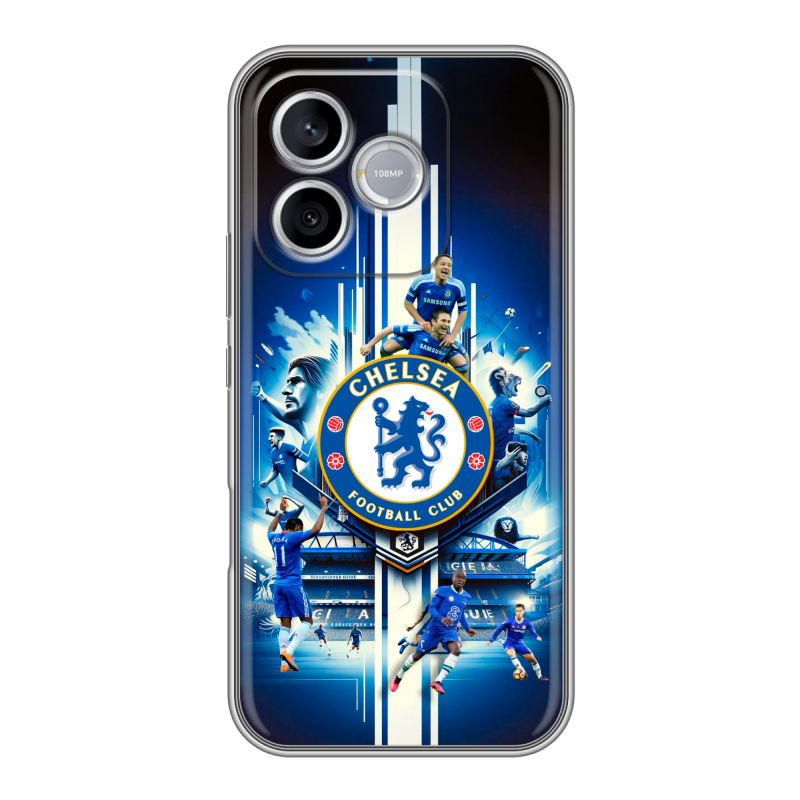Силиконовый чехол на Honor 600 Lite с принтом Chelsea Челси Силиконовый чехол на Honor 600 Lite с принтом Chelsea Челси
