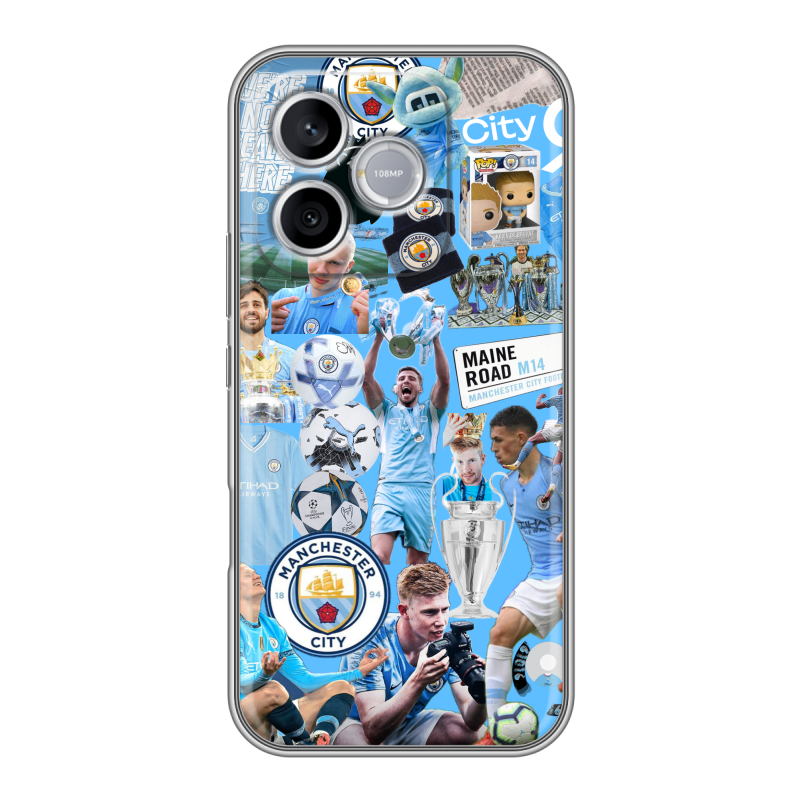 Силиконовый чехол на Honor 600 Lite с принтом Man City Манчестер Сити Силиконовый чехол на Honor 600 Lite с принтом Man City Манчестер Сити