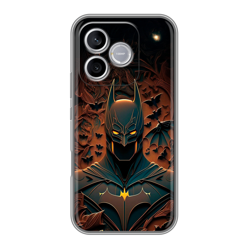 Силиконовый чехол на Honor 600 Lite с принтом Batman Бэтмен Силиконовый чехол на Honor 600 Lite с принтом Batman Бэтмен