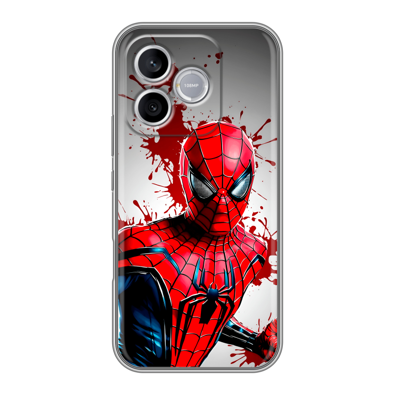 Силиконовый чехол на Honor 600 Lite с принтом Spiderman Человек паук Силиконовый чехол на Honor 600 Lite с принтом Spiderman Человек паук