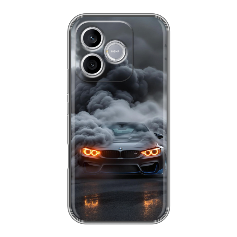 Силиконовый чехол на Honor 600 Lite с принтом BMW БМВ Силиконовый чехол на Honor 600 Lite с принтом BMW БМВ