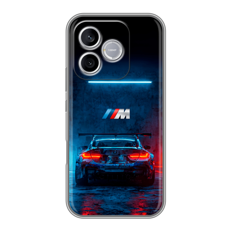 Силиконовый чехол на Honor 600 Lite с принтом BMW БМВ Силиконовый чехол на Honor 600 Lite с принтом BMW БМВ