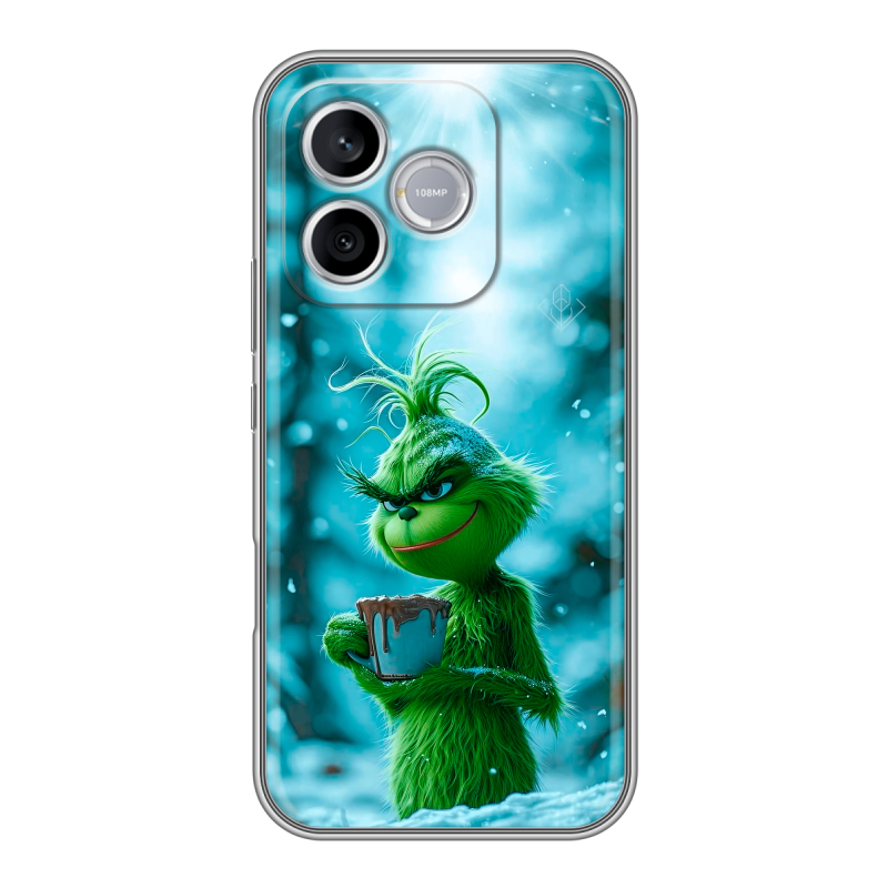 Силиконовый чехол на Honor 600 Lite с принтом Новый год гринч Силиконовый чехол на Honor 600 Lite с принтом Новый год гринч