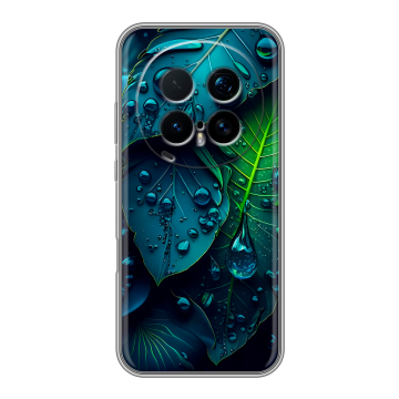 Силиконовый чехол на Honor Magic 8 Pro с принтом Листья Силиконовый чехол на Honor Magic 8 Pro с принтом Листья