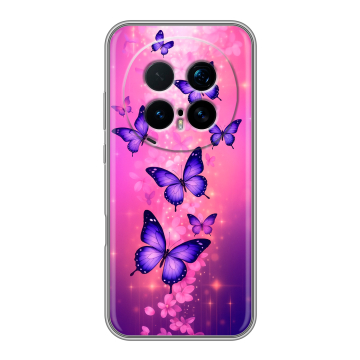 Силиконовый чехол на Honor Magic 8 Pro с принтом Бабочки