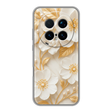 Силиконовый чехол на Honor Magic 8 Pro с принтом Цветы