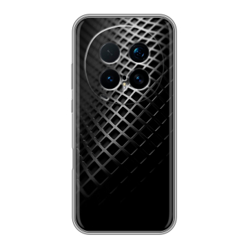 Силиконовый чехол на Honor Magic 8 Pro с принтом Текстура металла