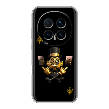 Силиконовый чехол на Honor Magic 8 Pro с принтом Золотой скрудж макдак Силиконовый чехол на Honor Magic 8 Pro с принтом Золотой скрудж макдак