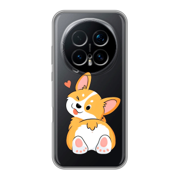 Силиконовый чехол на Honor Magic 8 Pro с принтом Корги