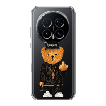 Силиконовый чехол на Honor Magic 8 Pro с принтом Плюшевый медведь