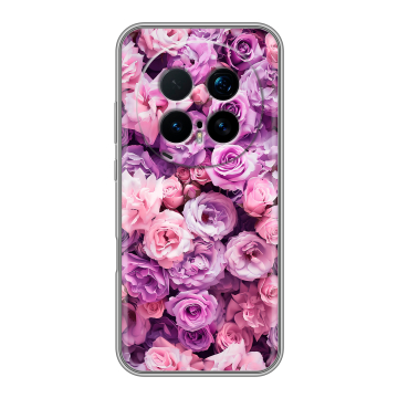 Силиконовый чехол на Honor Magic 8 Pro  с принтом лавандовые розы