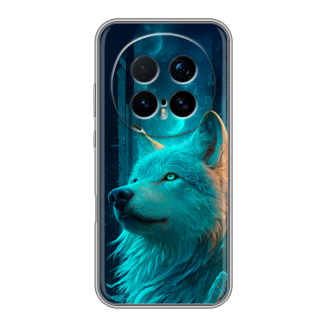 Силиконовый чехол на Honor Magic 8 Pro  с принтом бабочки саккура
