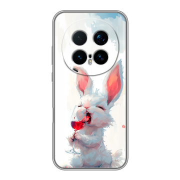 Силиконовый чехол на Honor Magic 8 Pro  с принтом кролик зайчик