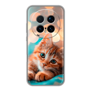 Силиконовый чехол на Honor Magic 8 Pro  с принтом котик