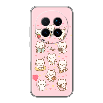 Силиконовый чехол на Honor Magic 8 Pro с принтом Hello Kitty Хелоу Кити