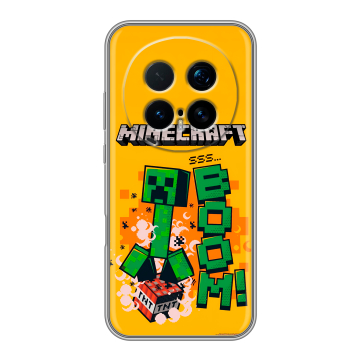 Силиконовый чехол на Honor Magic 8 Pro  с принтом Майнкрафт Minecraft