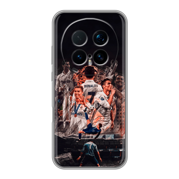 Силиконовый чехол на Honor Magic 8 Pro  с принтом Реал Роналдо Real Ronaldo