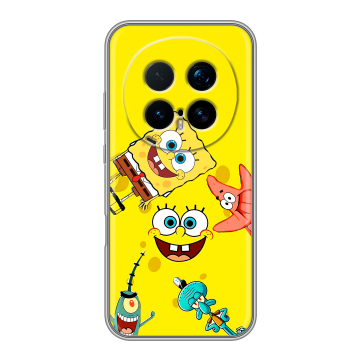 Силиконовый чехол на Honor Magic 8 Pro  с принтом Спанч боб Спанчбоб