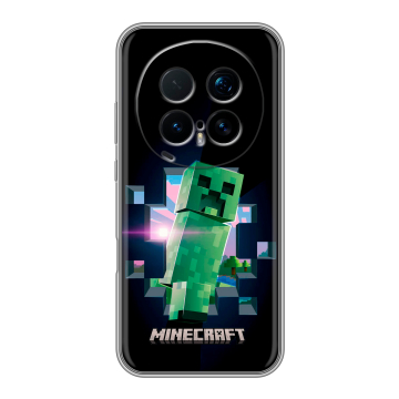 Силиконовый чехол на Honor Magic 8 Pro  с принтом Майнкрафт Minecraft