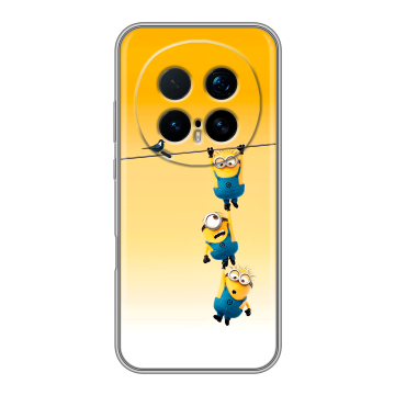 Силиконовый чехол на Honor Magic 8 Pro  с принтом Миньоны