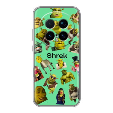 Силиконовый чехол на Honor Magic 8 Pro  с принтом Шрек Shrek