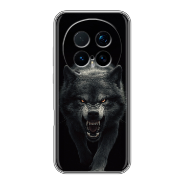 Силиконовый чехол на Honor Magic 8 Pro с принтом Волк