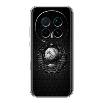 Силиконовый чехол на Honor Magic 8 Pro с принтом Герб Флаг СССР Силиконовый чехол на Honor Magic 8 Pro с принтом Герб Флаг СССР