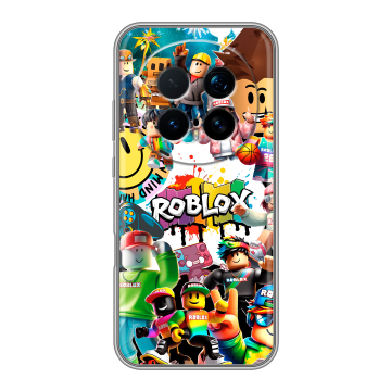 Силиконовый чехол на Honor Magic 8 Pro с принтом Roblox Роблокс Силиконовый чехол на Honor Magic 8 Pro с принтом Roblox Роблокс
