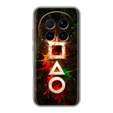 Силиконовый чехол на Honor Magic 8 Pro с принтом Squid Game Игра кальмара