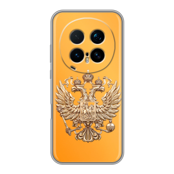 Силиконовый чехол на Honor Magic 8 Pro с принтом Герб Флаг России Силиконовый чехол на Honor Magic 8 Pro с принтом Герб Флаг России