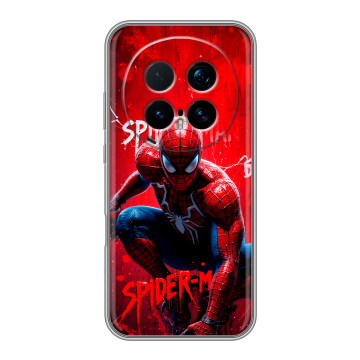 Силиконовый чехол на Honor Magic 8 Pro с принтом Spiderman Человек паук Силиконовый чехол на Honor Magic 8 Pro с принтом Spiderman Человек паук