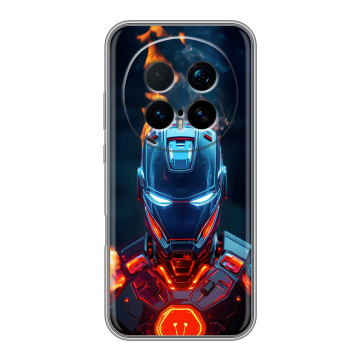 Силиконовый чехол на Honor Magic 8 Pro с принтом IronMan Железный человек Силиконовый чехол на Honor Magic 8 Pro с принтом IronMan Железный человек